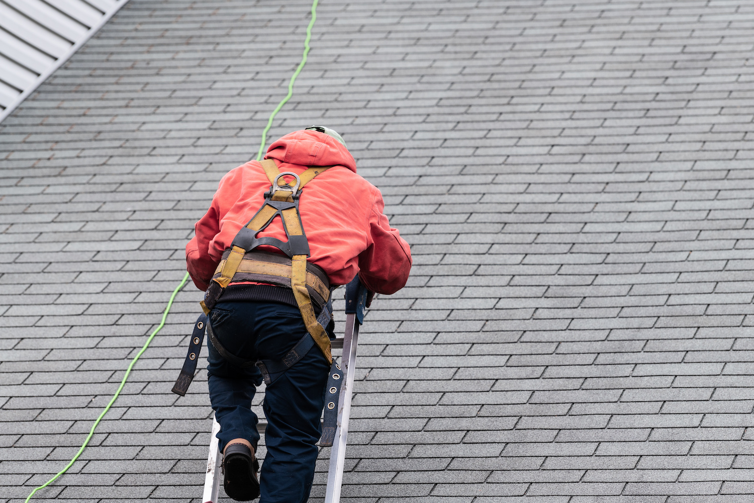 how long does a roof inspection take ladder